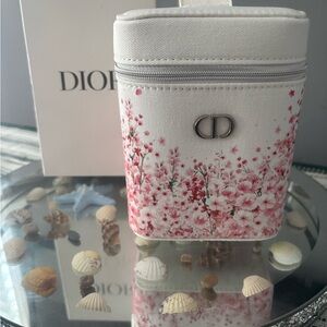 Dior Pink Floral Vanity Case